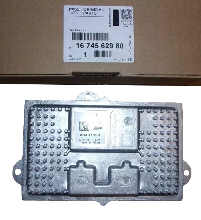 Xenon-Steuergerät Links Original 1674562980 Peugeot