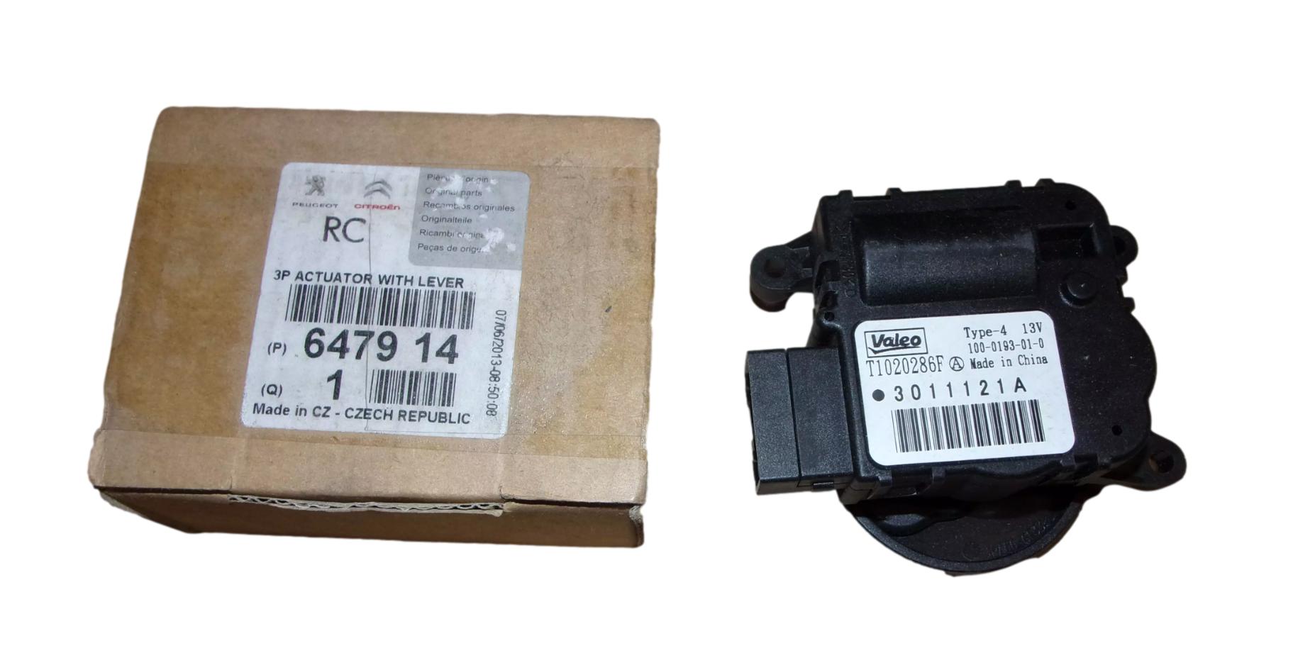 Schrittmotor Original 647914 6479.14 Citroen Peugeot