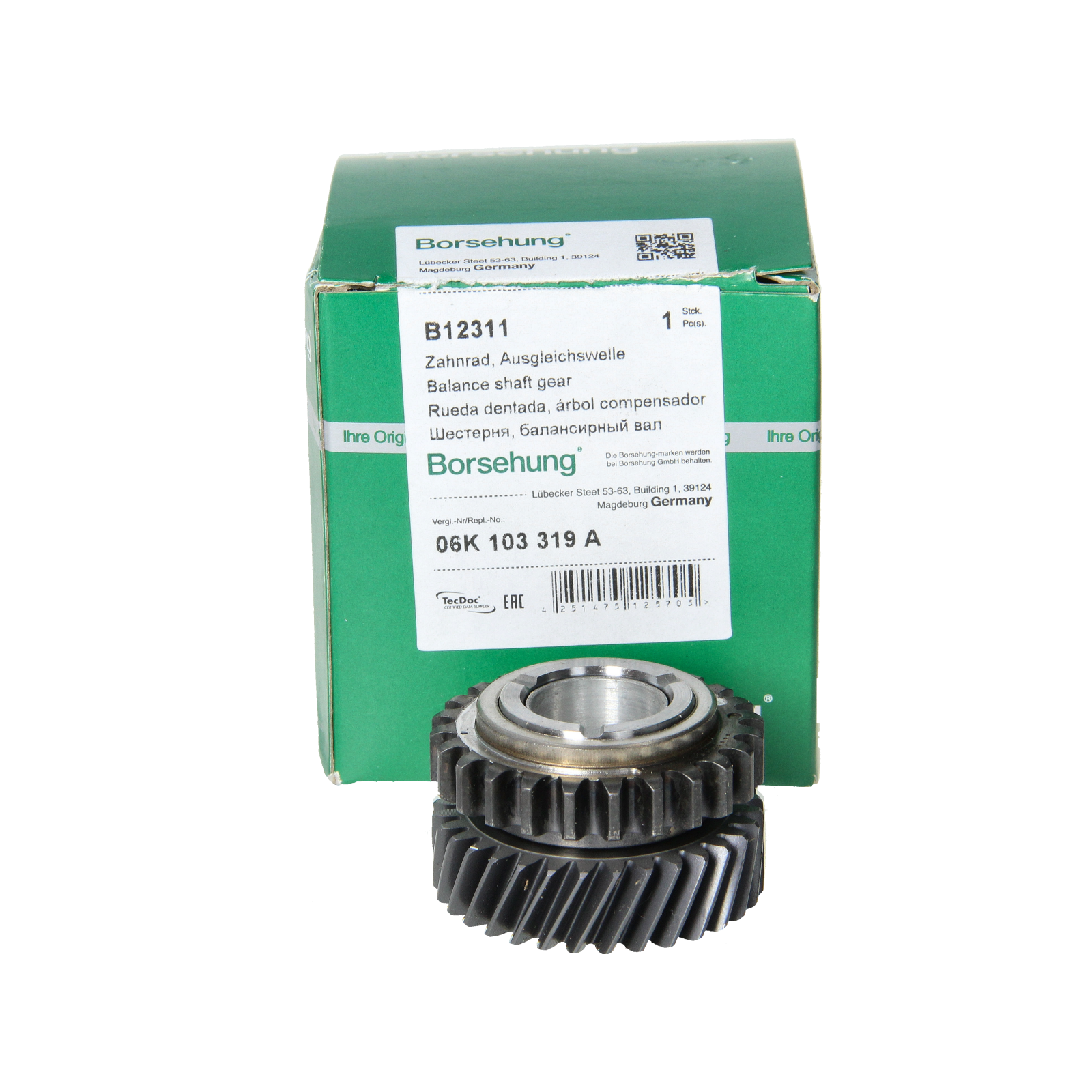 Zahnrad Für VW Audi Seat Skoda 06K103319A B12311 Borsehung