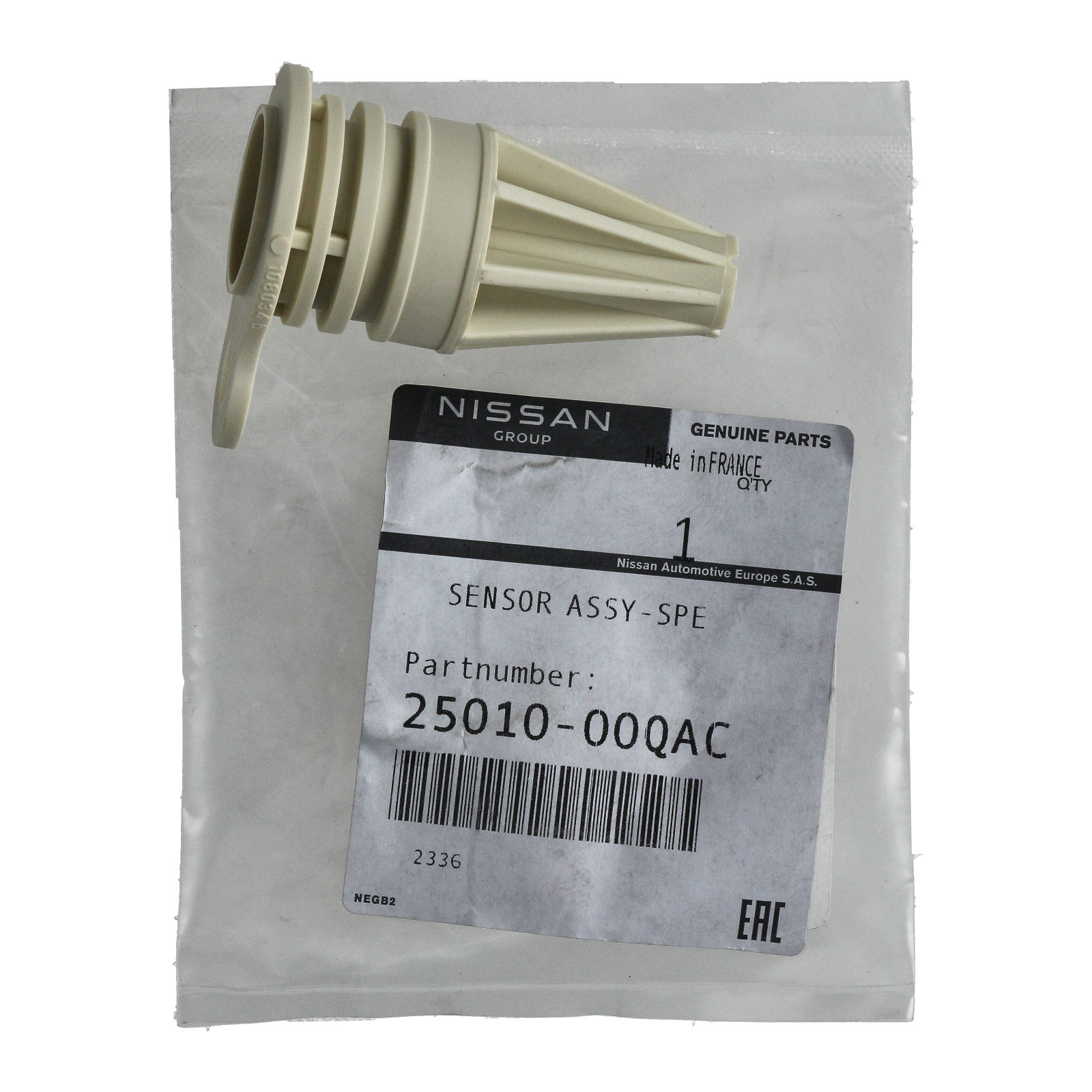 Zahnrad für Tachowelle Original 2501000QAC Nissan Renault