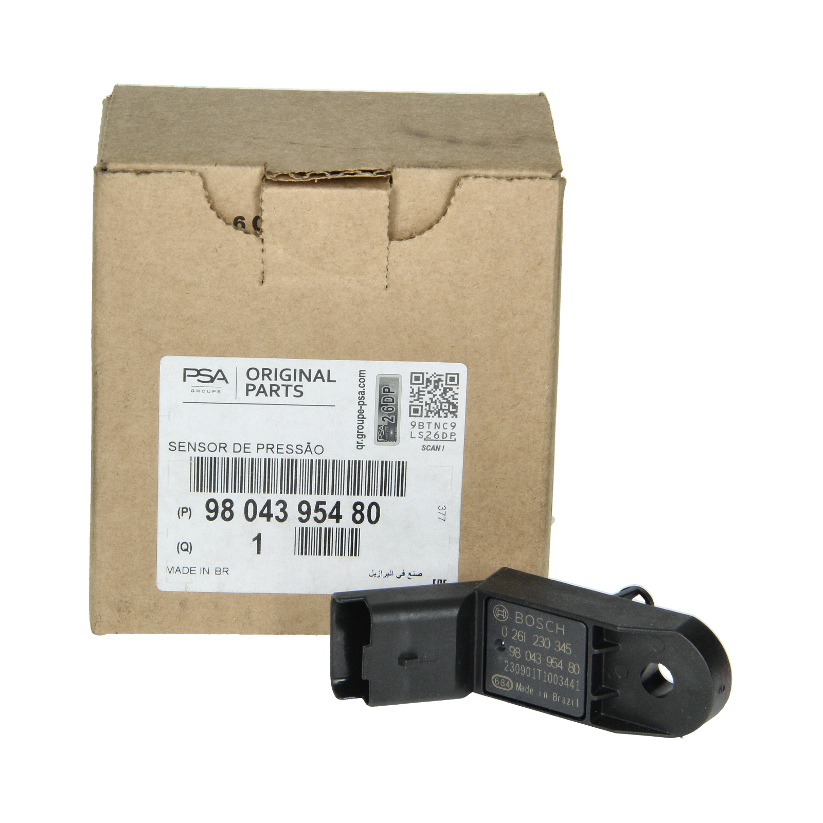 Luftdrucksensor Original 9804395480 Citroen Peugeot