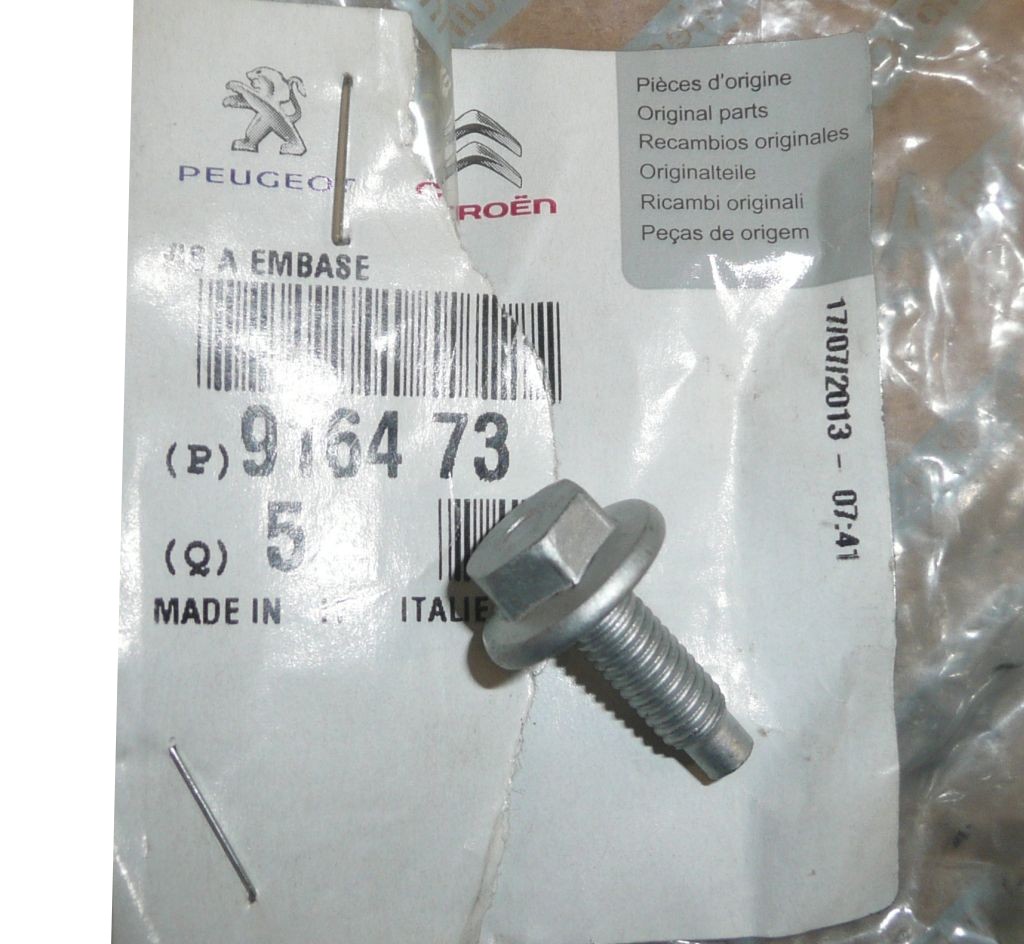 Schraube Neues Original 9164.73 916473 Citroen Peugeot