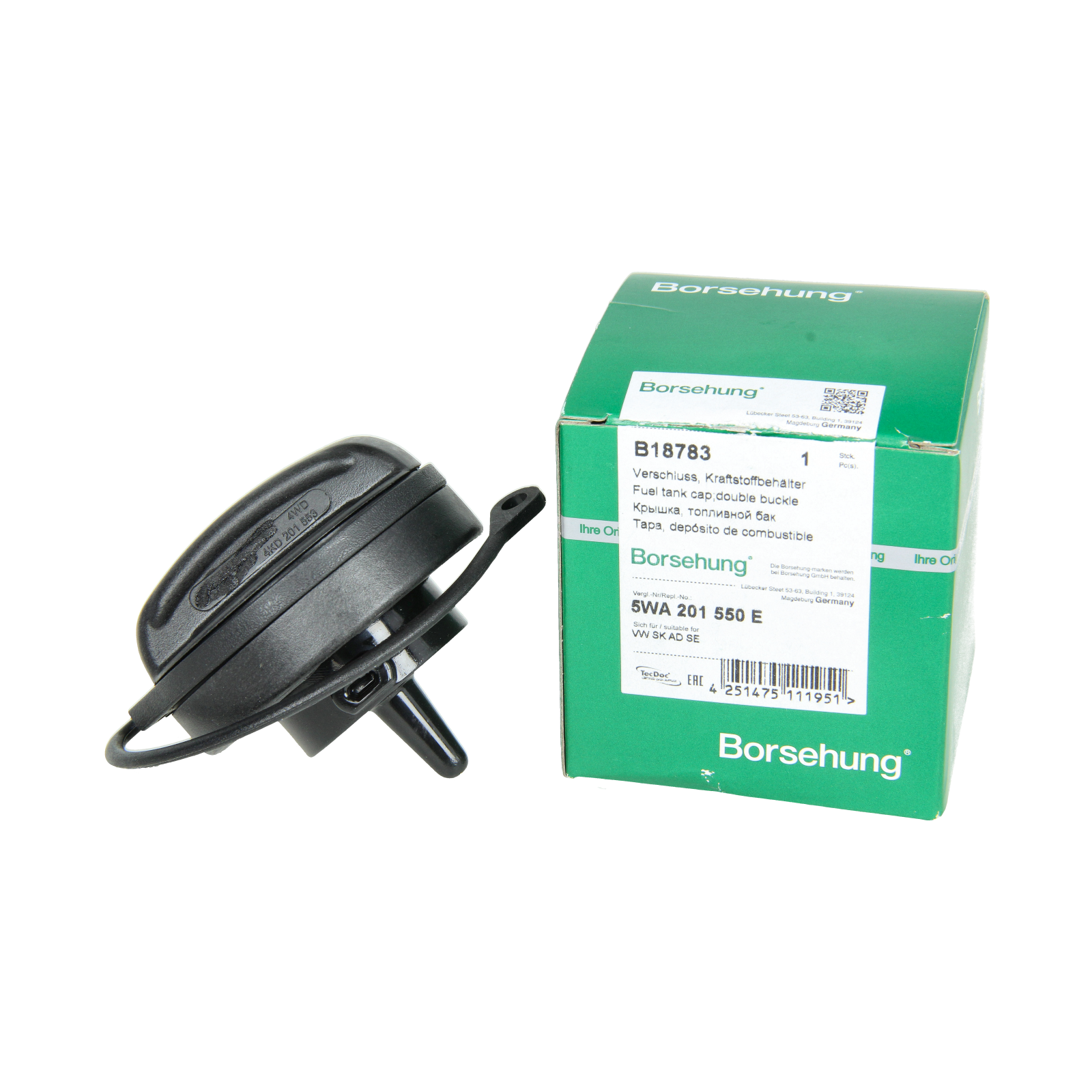 Tankverschluss 8N0201550E B18783 VW Audi Skoda Borsehung