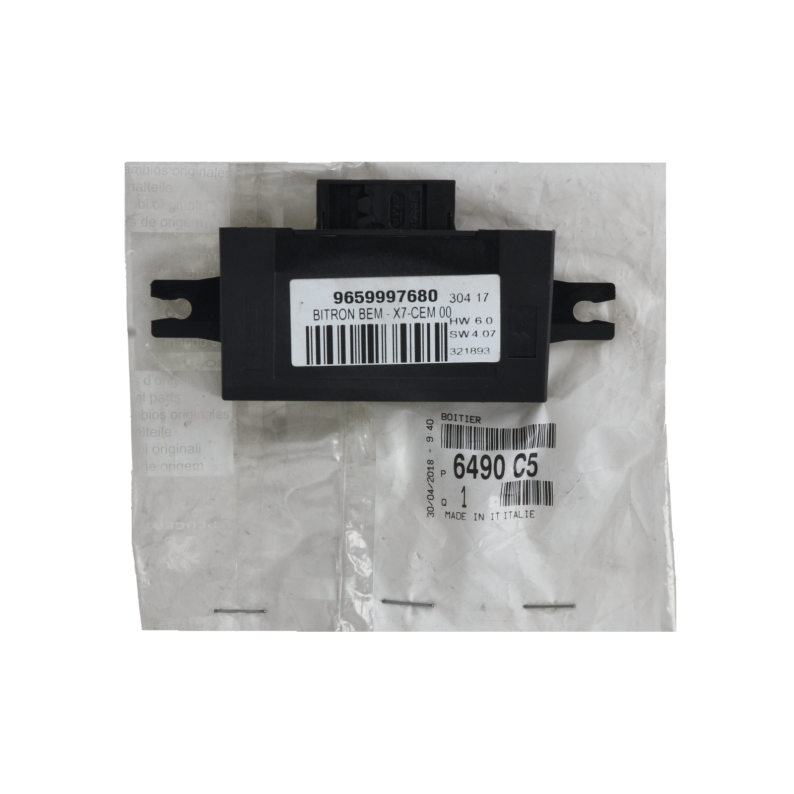 Steuergerät Original 6490C5 6490.C5 Citroen Peugeot