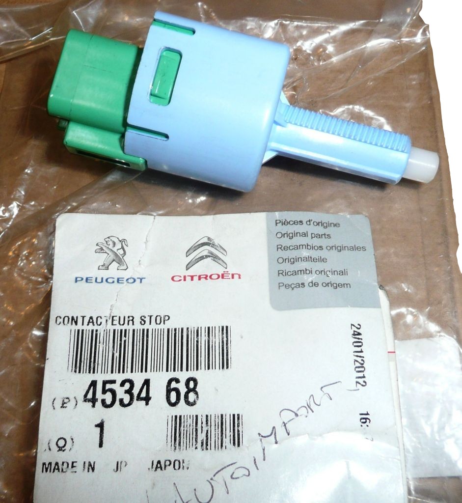 Bremslichtschalter Neues Original 453468 Citroen C-Crosser Peugeot 4007