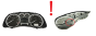 Tacho Kombiinstrument Peugeot 307 9636708880 E 05 51715