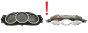 Tacho Kombiinstrument Dacia Sandero 248106459R Johnson 47981