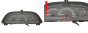 Tacho Kombiinstrument Renault Laguna 1 7700416806 C 50470