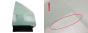 Scheibe Für Tür Vorne Rechts 7701470199 7700848397 Renault Megane Cabriolet
