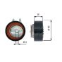 Gurtstraffer Original Citroen Peugeot 407 C5 2.7-3.0 HDI 9814121580