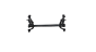 Achse Hinten Regenerowana Peugeot 206 SW Kombi z ABS