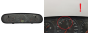 Tacho Kombiinstrument Citroen C5 9651481380 2586