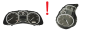 Tacho Kombiinstrument Peugeot 307 9651299680 E 01 48093