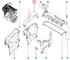 Stirndeckel Für Nockenwelle Neues Original 8200795017 Renault