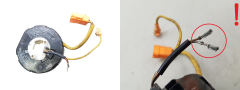 Wickelfeder Rückstellring Airbag Opel 90491755 GM