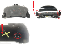 Tacho Kombiinstrument Fiat Panda 51711239 503000480900 48773