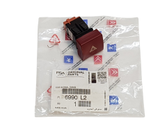 Warnblinklichtschalter Citroen Peugeot 6990L2 96583113KR Original