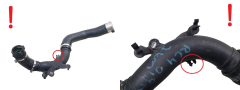 Ladeluftschlauch 144604208R 0.9 TCE Dacia Sandero 2 Renault Captur Clio 4