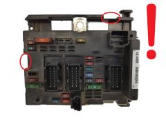 Steuergerät BSM B3 9650664080 PSA Delphi 1232