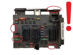 Steuergerät BSM B3 9646405280 PSA Delphi 1285