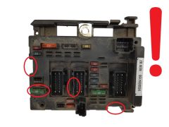 Steuergerät BSM B2 9650664180 PSA Delphi 1247