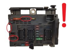 Steuergerät BSM B3 9650664080 PSA Delphi 1236