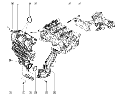Dichtung Neues Original Renault Nissan 1.4 8v 1403500Q0K