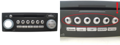 Cd-Radio Mitsubishi Colt MR587702HA DY-2E56GY-TH 1218