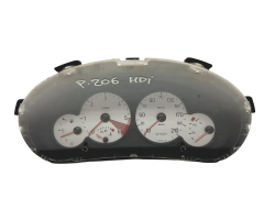 Tacho Kombiinstrument Peugeot 206 9648837280 000643506 50083
