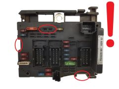 Steuergerät BSM B2 9646405180 PSA Delphi 1233