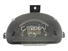 Tacho Kombiinstrument Citroen C3 9650735480 E 00 58680
