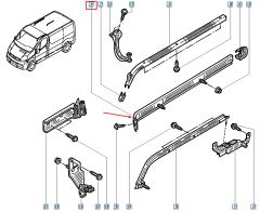Schiebetürführung Neues Original 7639000Q0E 8200841769 Renault Nissan