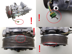 Klimakompressor 9651911180 Sanden SD6C12 1350F Citroen Peugeot