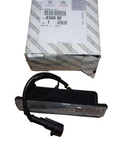 Rückleuchte Oświetlenia Tablicy Rejestracyjnej Original 634092 Citroen Peugeot