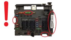 Steuergerät BSM B2 9646405180 PSA Delphi 1280