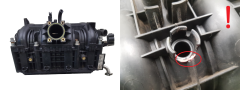 Ansaugkrümmer Opel Agila 55350545 09129714 1.2 16V