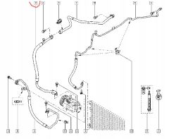 Klimaleitung Klimaschlauch Druckleitung Original Master III Movano NV400 2778100Q0D
