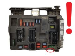 Steuergerät BSM-B3 T118470003I 9643498880 PSA Siemens 1253