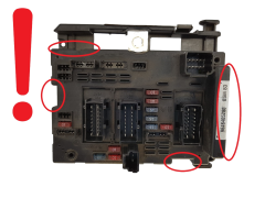 Steuergerät BSM B3 9646405280 PSA Delphi 1261