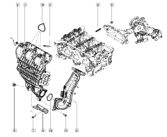 Dichtung Neues Original Renault Nissan 1.4 8v 140359150R