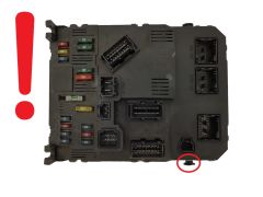 Steuergerät BSI F02-00 9649811480 S118085200H PSA Siemens 1274
