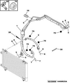 Klimaleitung Klimaschlauch Druckleitung Original Citroen Peugeot Xsara Picasso 6477D7 Klimaleitung Klimaschlauch Druckleitung Original Citroen Peugeot Xsara Picasso 6477D7