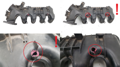 Ansaugkrümmer 0361N3 9653808680 1.6 HDI 16v TDCI Citroen Peugeot Ford s7