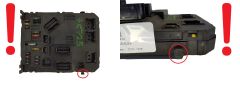 Steuergerät BSI F02-00 9650585780 S118085200I PSA Siemens 1297