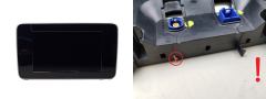Display Für Navigationssystem Mercedes-Benz A2059004113 0263701254 Bosch 3