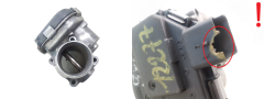 Drosselklappe Citroen Peugeot 9673534480 1.6 HDI Delphi 1614