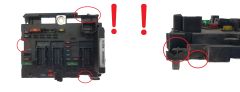 Steuergerät BSM B3 9650664080 PSA Delphi 2107