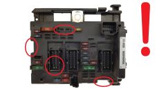 Steuergerät BSM B3 9650664080 PSA Delphi 1281