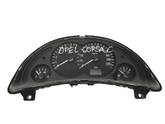 Tacho Kombiinstrument Opel Corsa C 09166814FL 110008988009 58752