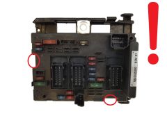 Steuergerät BSM B3 9646405280 PSA Delphi 1220